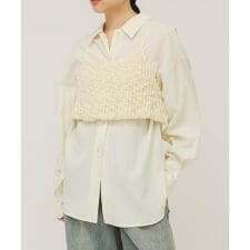 オーバーサイズミニマルシャツ