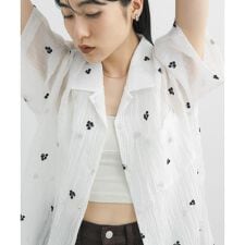 WEB限定』エンブロイダリーシアーシャツ | KBF | マルイウェブチャネル