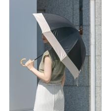 スメリー(SMELLY)のbecause　晴雨兼用バンブーハンドルバイカラー