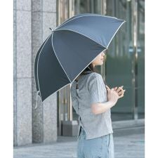 スメリー(SMELLY)のbecause　晴雨兼用パイピング長傘