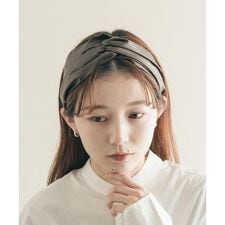 エコレザーワイヤーヘアターバン