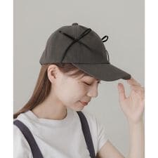 リボンコットンキャップ