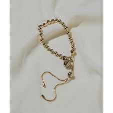 メタルボールスライドブレスレット