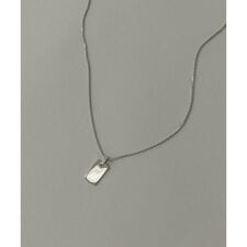 ステンレスプレートネックレス