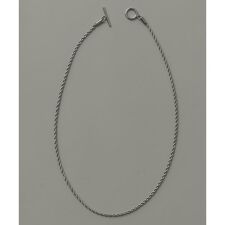 ステンレスツイストチェーンネックレス