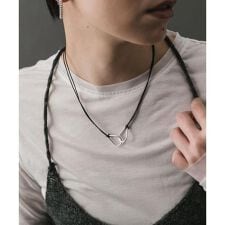 SMELLY so’　twin drop cord necklace