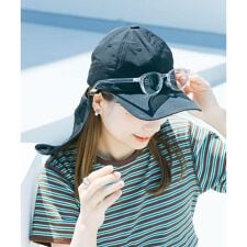 スメリー(SMELLY)の『撥水/UVカット』サンシェードキャップ
