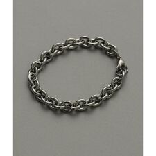 ステンレスオーバルチェーンブレスレット