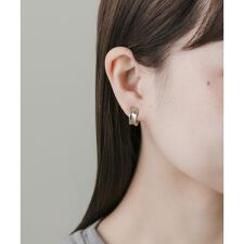 メタルフープイヤリング