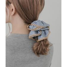 スメリー(SMELLY)のギンガムチェックボリュームシュシュ