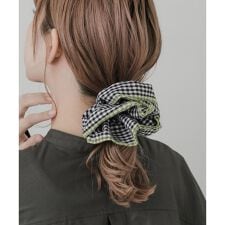 スメリー(SMELLY)のギンガムチェックボリュームシュシュ