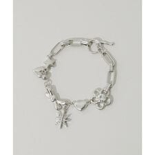 メタルチェーンモチーフマンテルブレスレット