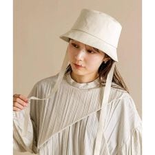 コットンリボンバケットハット