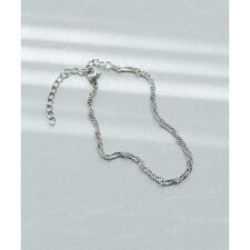 ステンレスツイストチェーンブレスレット