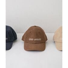 コーデュロイロゴキャップ