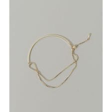 カーブバーチェーンスライドブレスレット