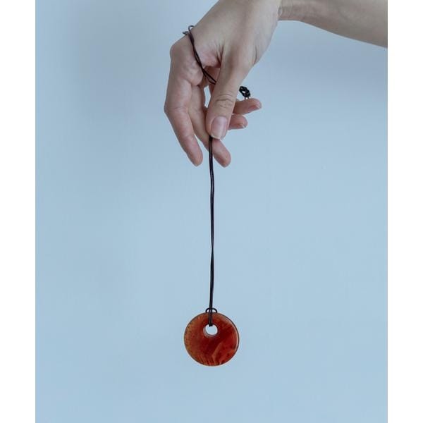 [�}���C]SMELLY so�f carnelian cord necklace/�X�����[�iSMELLY�j ���b�h�n���̑�