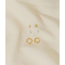 スメリー(SMELLY)のステンレスパールセットピアス