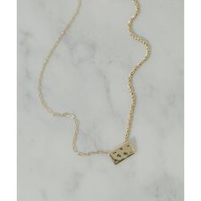 スクエアプレートトップネックレス