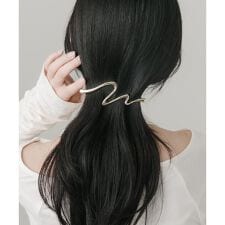 スメリー(SMELLY)のニュアンスラインメタルバレッタ