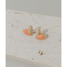 スメリー(SMELLY)のバイカラージュシハートピアス