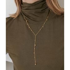 スメリー(SMELLY)のステンレスランダムボールYネックレス