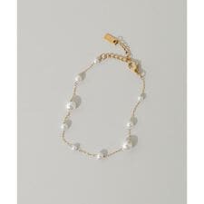 ステンレスパールブレスレット