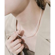 ステンレスパールネックレス