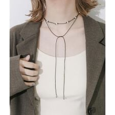 パールコードチョーカーネックレス