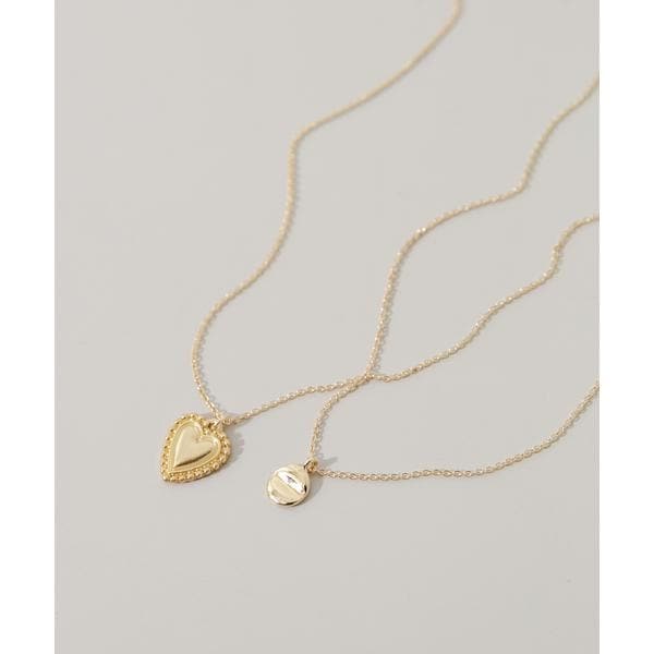 ハートコンチョ2セットネックレス