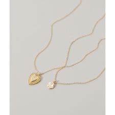 ハートコンチョ2セットネックレス