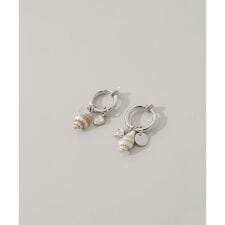 シェルモチーフマルチWAYフープイヤリング