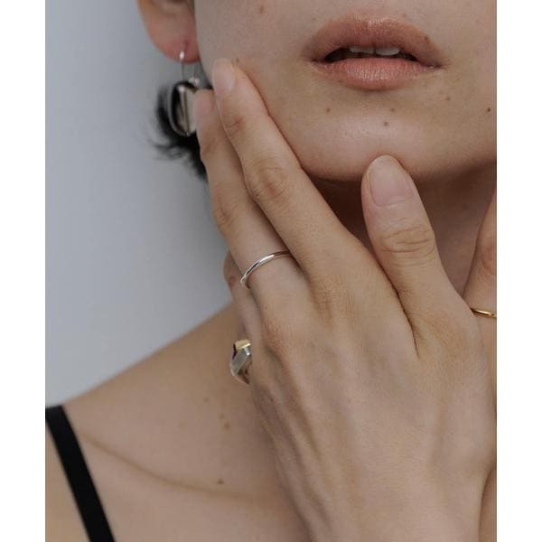 [�}���C]SMELLY so�f textured minimal ring/�X�����[�iSMELLY�j �V���o�[