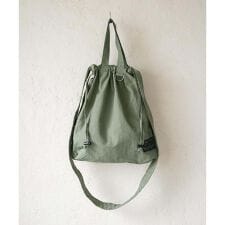 『ユニセックス』ミニロクヨンギャザーショルダートート