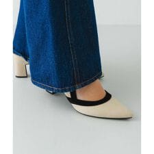 ロデスコ(RODE SKO)の『MADE IN JAPAN』チャンキーヒールリボンパンプス