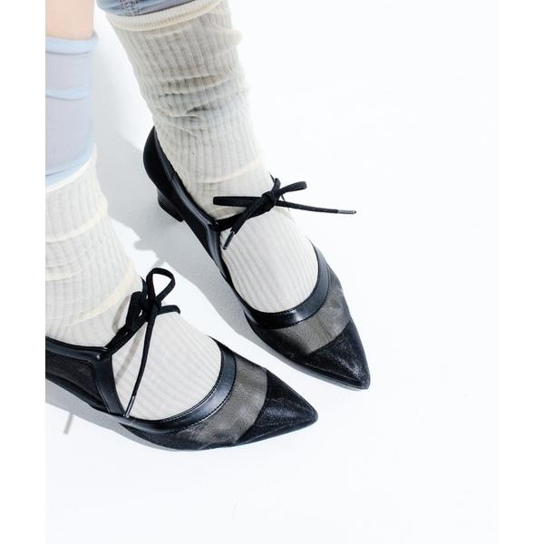 RODE SKO チャンキーヒール　リボンパンプス MADE IN JAPAN』チャンキーヒールリボンパンプス | ロデスコ