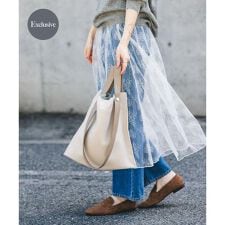 ロデスコ(RODE SKO)の『一部別注カラー』BEAURE　カウレザー2デザインベルトバッグ