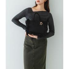 ロデスコ(RODE SKO)のスターチャームフリルトートバッグ