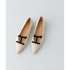 2センチダブルリボンヒールパンプス