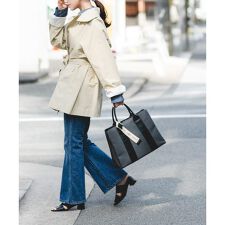 ロゴリボン付A4トートバッグ