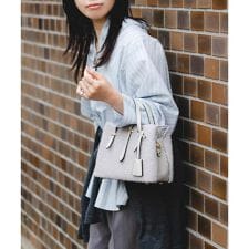 チャーム付ボアミニバッグ