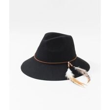 RB フェザー付中折れフェルトハット∴