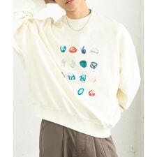 Gem Stone Cropped Sweat