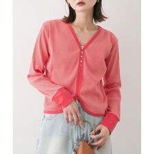 Vネックバイカラートップ