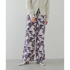 フラワーパターンパンツ