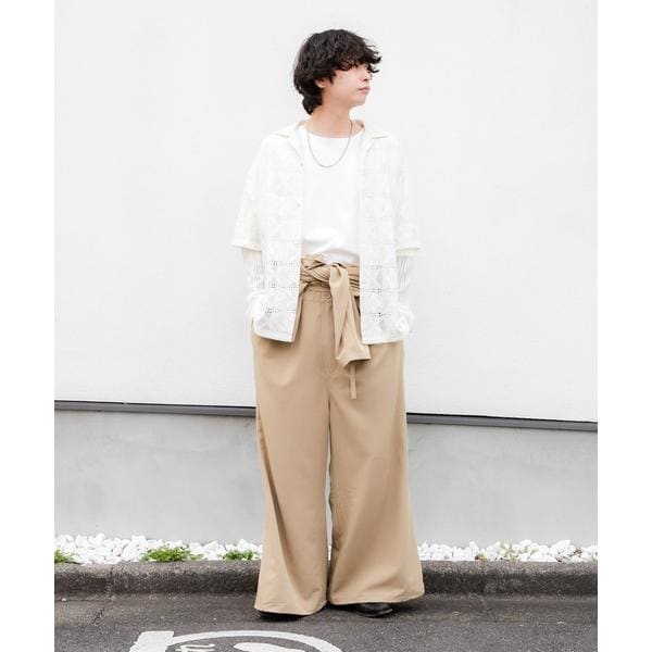 アダムエロペ/ オールインワン / ユニセックス ADAM ET ROPE' オールインワン 「WEB限定」リネンミックス