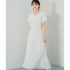 2WAYシャーリングフリルワンピース