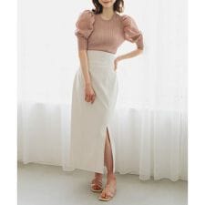 ストレッチスリットスカート