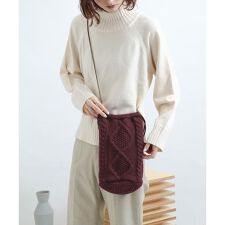 2WAYニット巾着バッグ