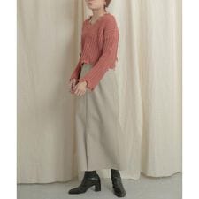 2WAYダメージショートセーター